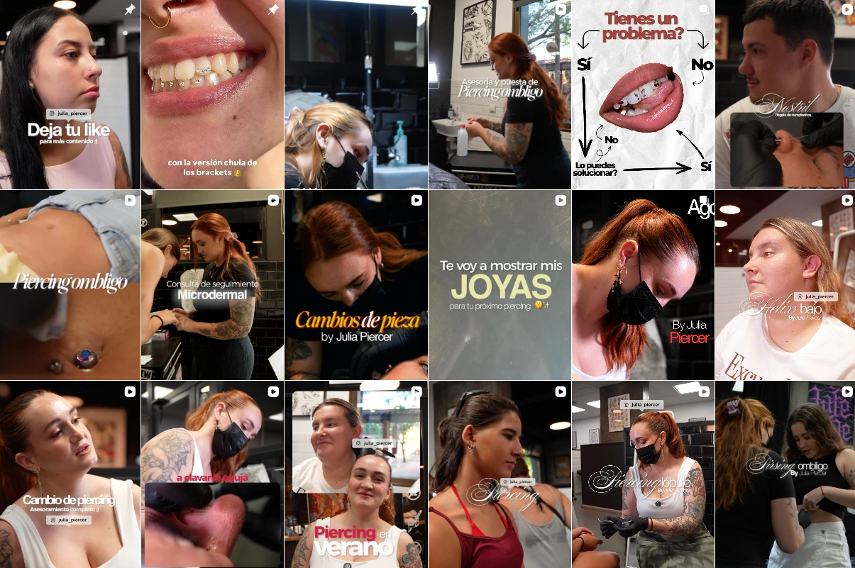 Trabajos de Julia (@julia_piercer) en Instagram
